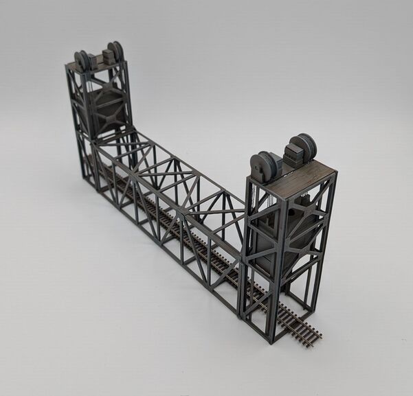 Single Track Lift Bridge Model Kit N-Scale